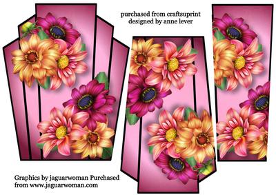 Art Deco Stacker Topper - Dahlia