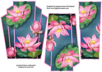 Art Deco Stacker - Pretty Pink Lotus