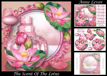 Gorgeous Perfume Bottle - the Scent of the Lotus