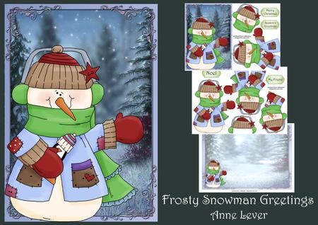 Frosty Snowman Greetings