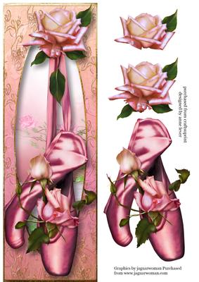 Beautiful Ballet Shoes & Roses