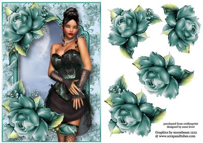Burlesque with Porcelain Roses