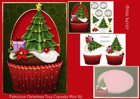 Fabulous Christmas Tree Cupcake Mini Kit