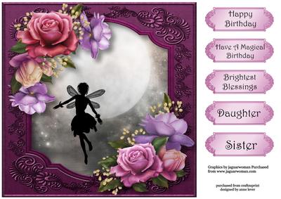 Luna Fairy Silhouette - Belle Roses