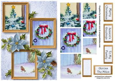 The Christmas Cottage Door Frame Trio