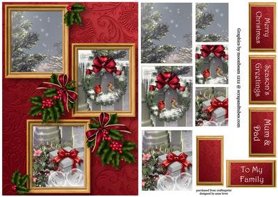 The Christmas Balcony Frame Trio
