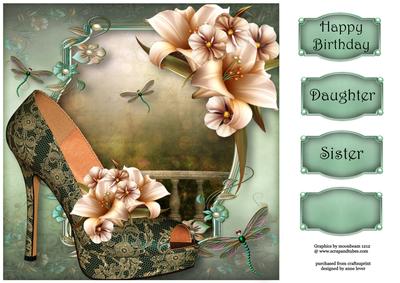 Stunning Shoes with Lilies