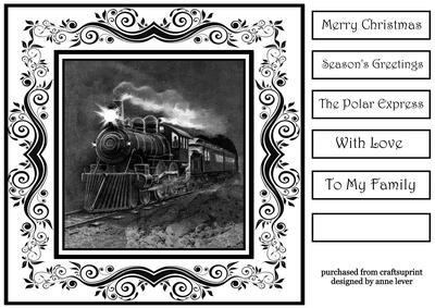 Monochrome the Polar Express