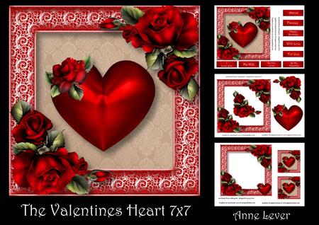 The Valentine Heart 7x7