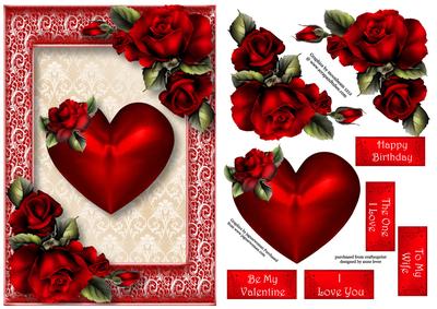 The Valentine Rose A5