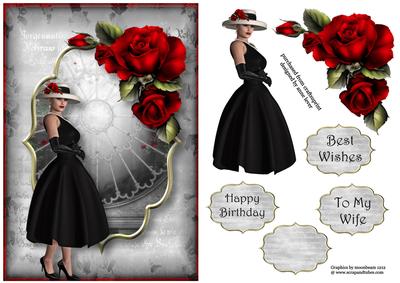 Ladies Day with Red Roses