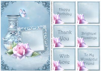 Frosted Pastel Rose
