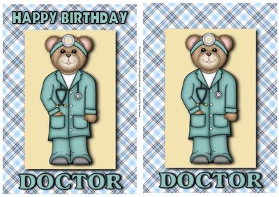 Doctor Ted Toppers - Birthday and Blank