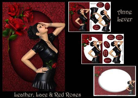 Leather, Lace & Red Roses Mini Kit