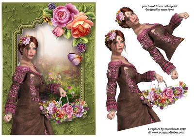My Lady with English Roses