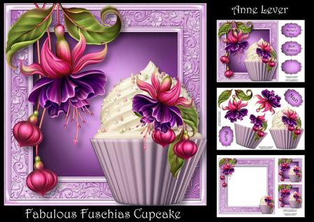 Fabulous Fuschias Cupcake Mini Kit