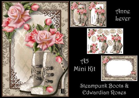 Steampunk Boots & Edwardian Roses Mini Kit