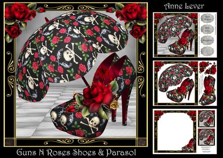 Guns N Roses Shoes & Parasol Mini Kit