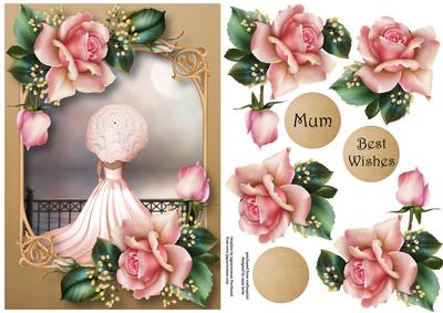 Pale Pink Downton Decor Roses