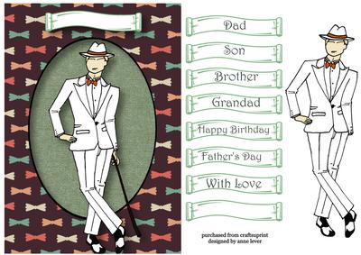 The Elegant White Suit with Bow Tie Frame A5
