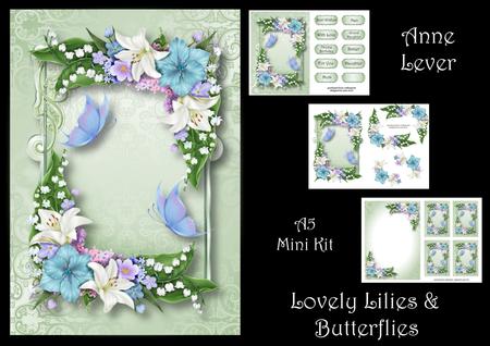Lovely Lilies & Butterflies Mini Kit