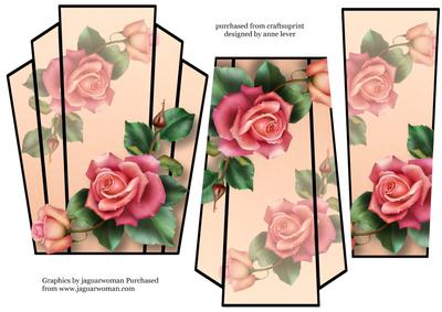 Art Deco Stacker Topper - Downton Roses