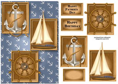 Nautical - Male Frame Trio