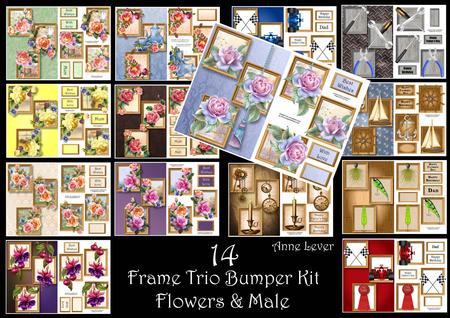 Frame Trio Bumper Kit - Flowers & Male