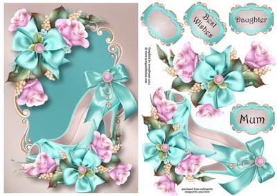 The Tiffany Rose Birthday Shoe A5