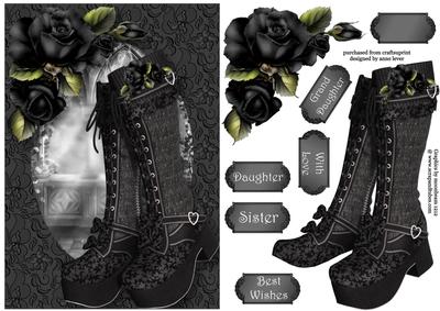 Beautiful Boots - Fabulously Gothic A5