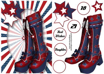 Beautiful Boots - Stunning Stars A5