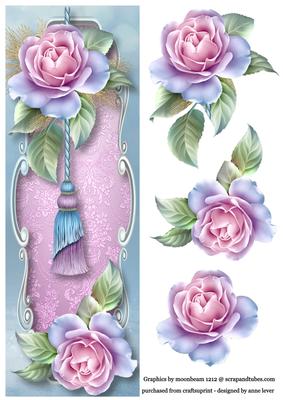 Gorgeous Pastel Roses Large Dl