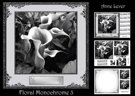 Floral Monochrome 3