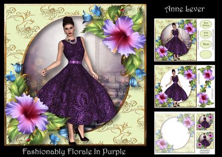 Fashionably Florale in Purple