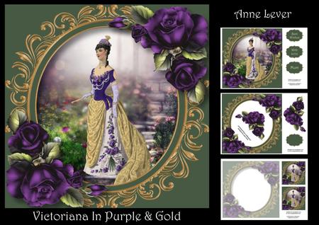 Victoriana in Purple & Gold