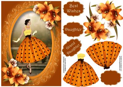 Fabulous Fifties with Orange Lilies