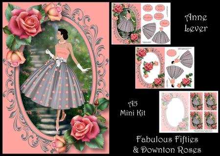 Fabulous Fifties with Downton Roses Mini Kit