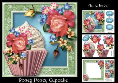 Rosey Posey Cupcake Mini Kit