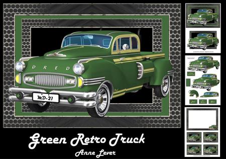 Green Retro Truck Mini Kit