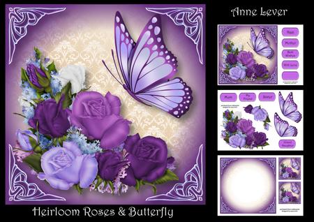 Heirloom Roses & Butterfly Mini Kit