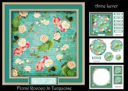 Floral Rococo in Turquoise Mini Kit