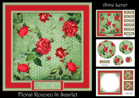 Floral Rococo in Scarlet Mini Kit