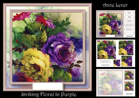 Striking Floral in Purple