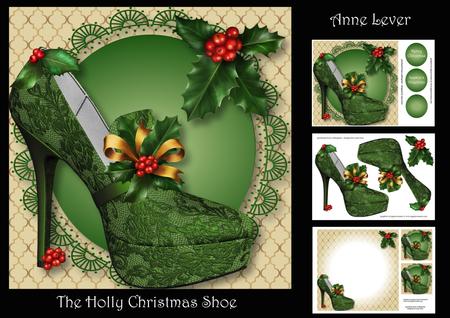 The Holly Christmas Shoe
