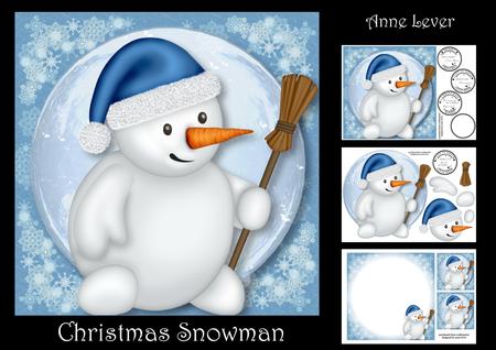 Christmas Snowman Mini Kit