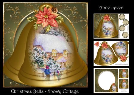 Christmas Bells - Snowy Cottage