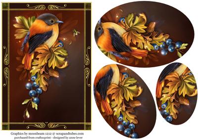 Beautiful Framed Autumn Elegance with Pyramage