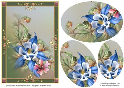 Beautiful Framed Fleur De La Foret with Pyramage