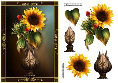 Beautiful Bright Sunflower Bouquet