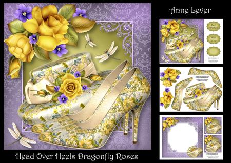 Head Over Heels Dragonfly Roses